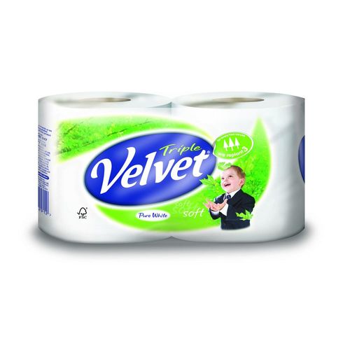 Triple Velvet Toilet Tissue (AC121)